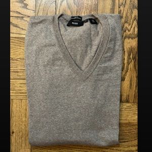 Boss V neck sweater slim fit